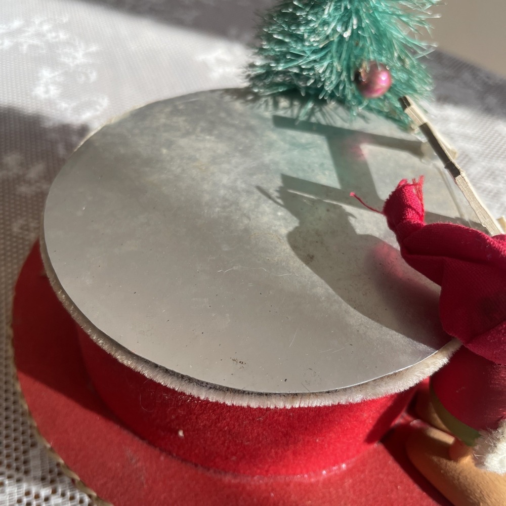 Vintage Musical Christmas Assemblage Stand Pixie Mercury Bead Bottle Tree Japan - Picture 9 of 16